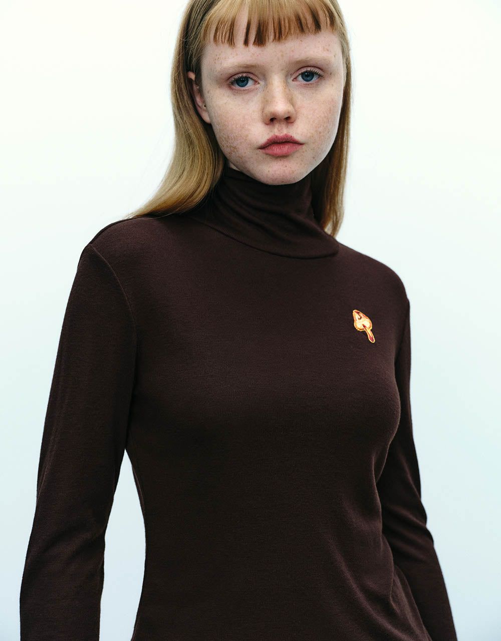 Printed Turtle Neck Skinny T-Shirt sold by Urban Revivo product image thumbnail 5