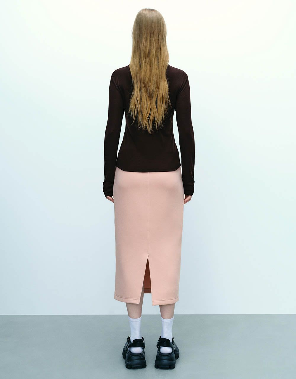 Printed Turtle Neck Skinny T-Shirt sold by Urban Revivo product image thumbnail 4