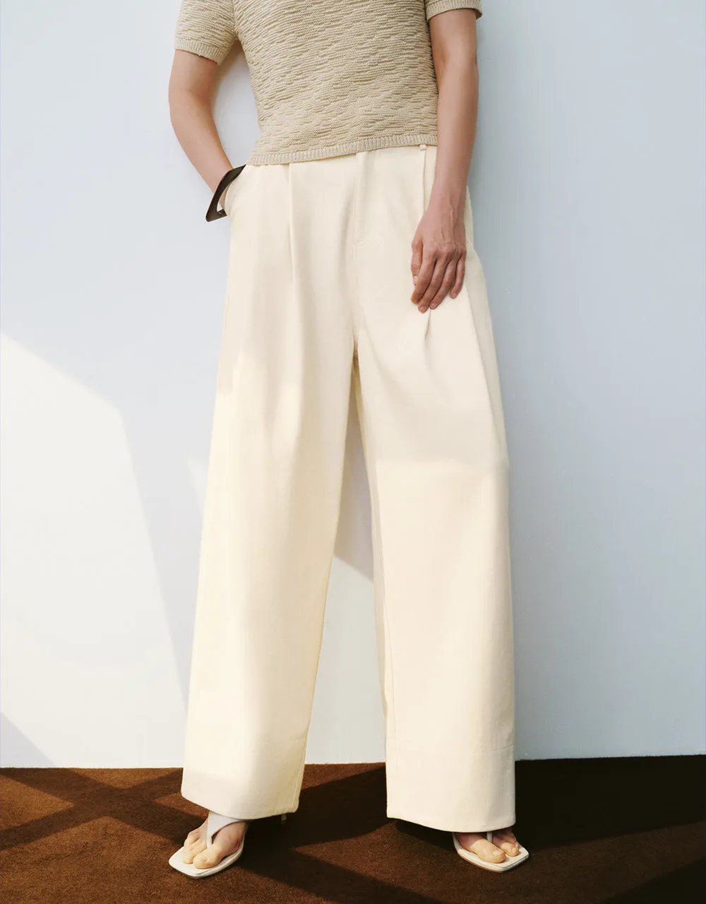 Wide-Leg Pants sold by Urban Revivo product image thumbnail 2