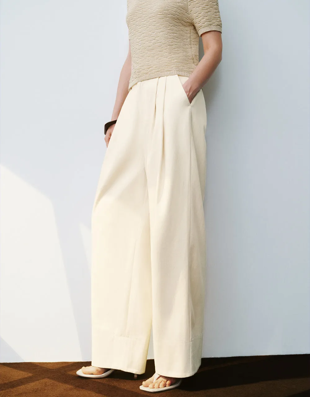 Wide-Leg Pants sold by Urban Revivo product image thumbnail 4