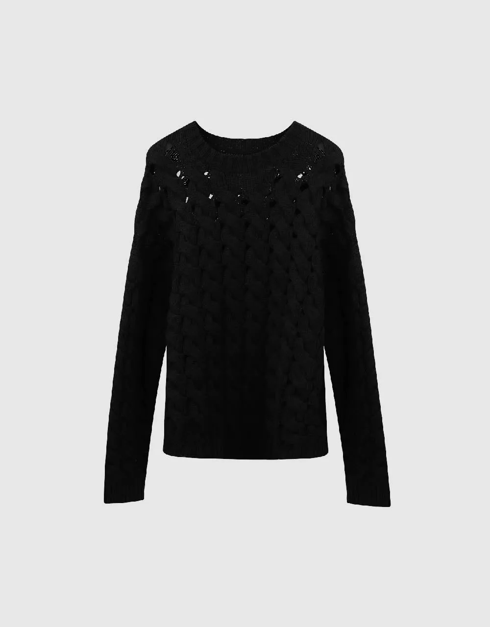 Crew Neck Knitted T-Shirt sold by Urban Revivo product image thumbnail 2