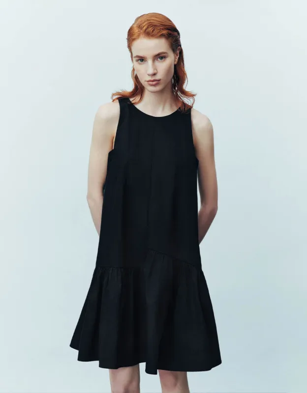 Sleeveless Crew Neck A-Line Dress sold by Urban Revivo