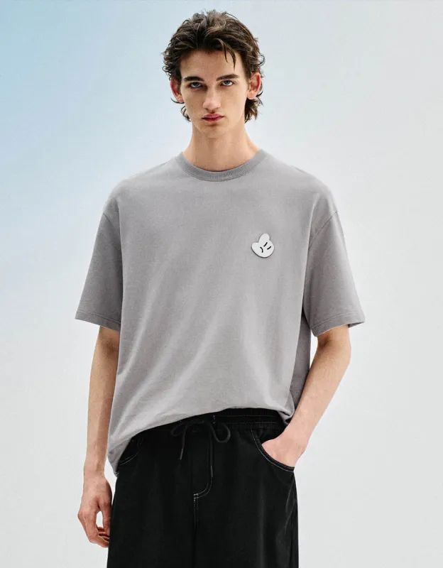 Crew Neck Loose T-Shirt made by Urban Revivo