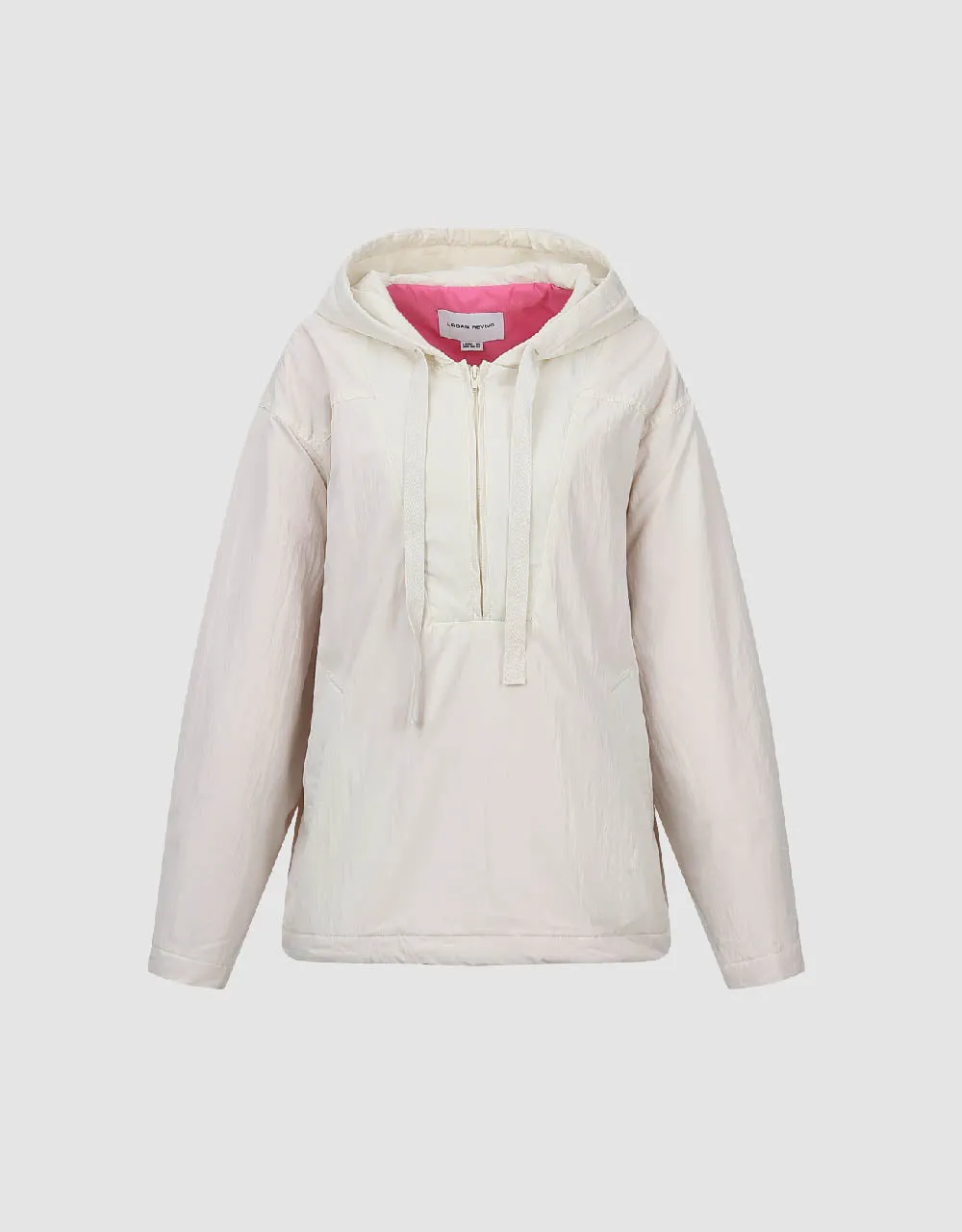 Zip Half Placket Hooded Jacket sold by Urban Revivo product image thumbnail 2