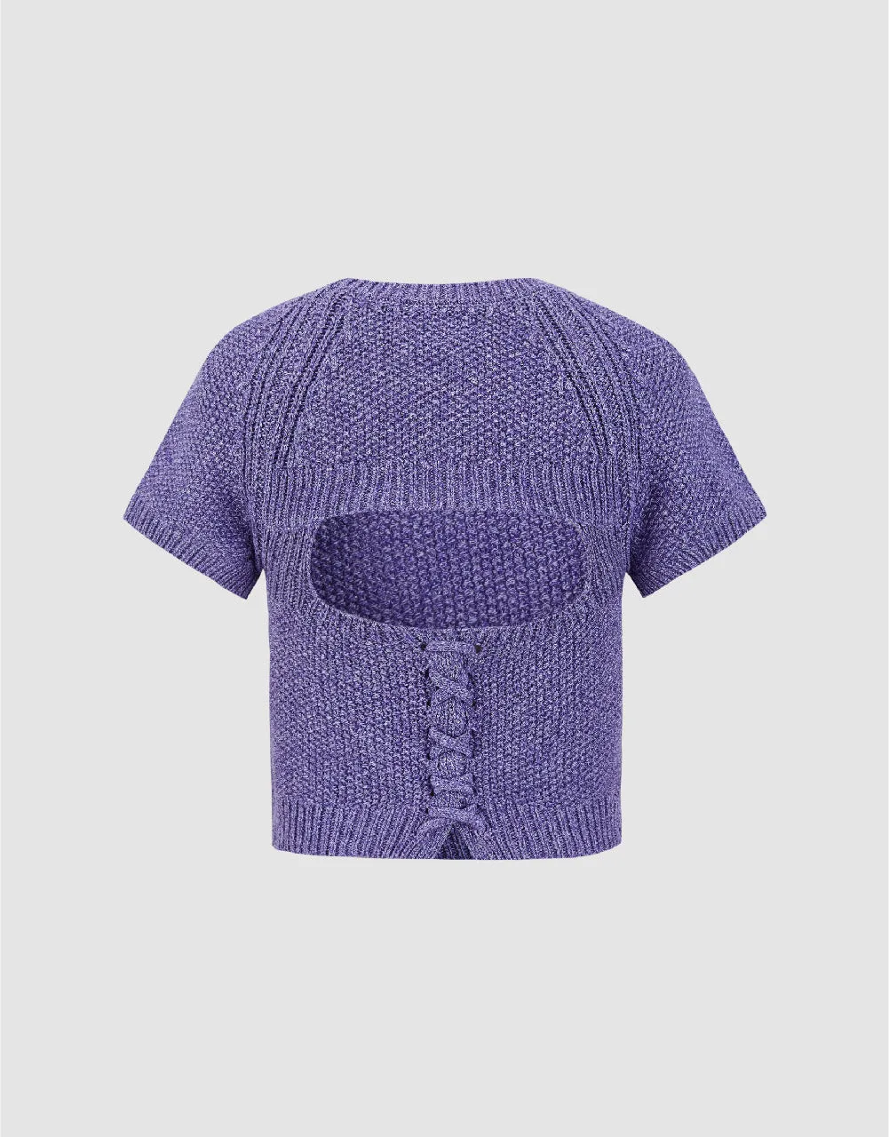 Crew Neck Knitted T-Shirt sold by Urban Revivo