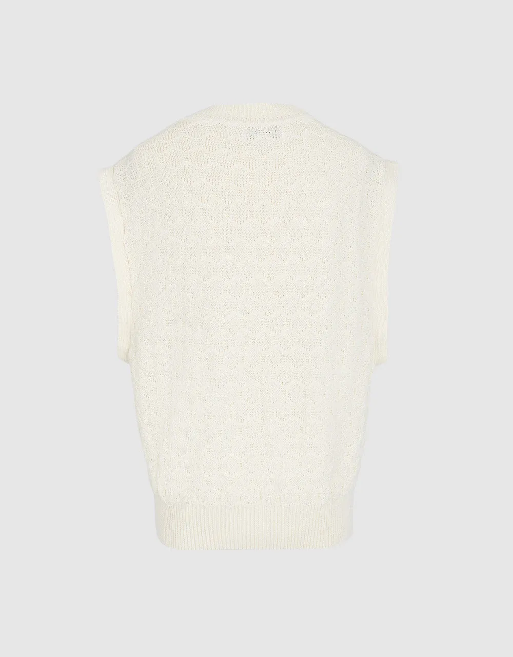 Beaded Sweater Vest sold by Urban Revivo product image thumbnail 4