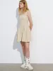 Sleeveless Square-cut Collar Skater Dress sold by Urban Revivo