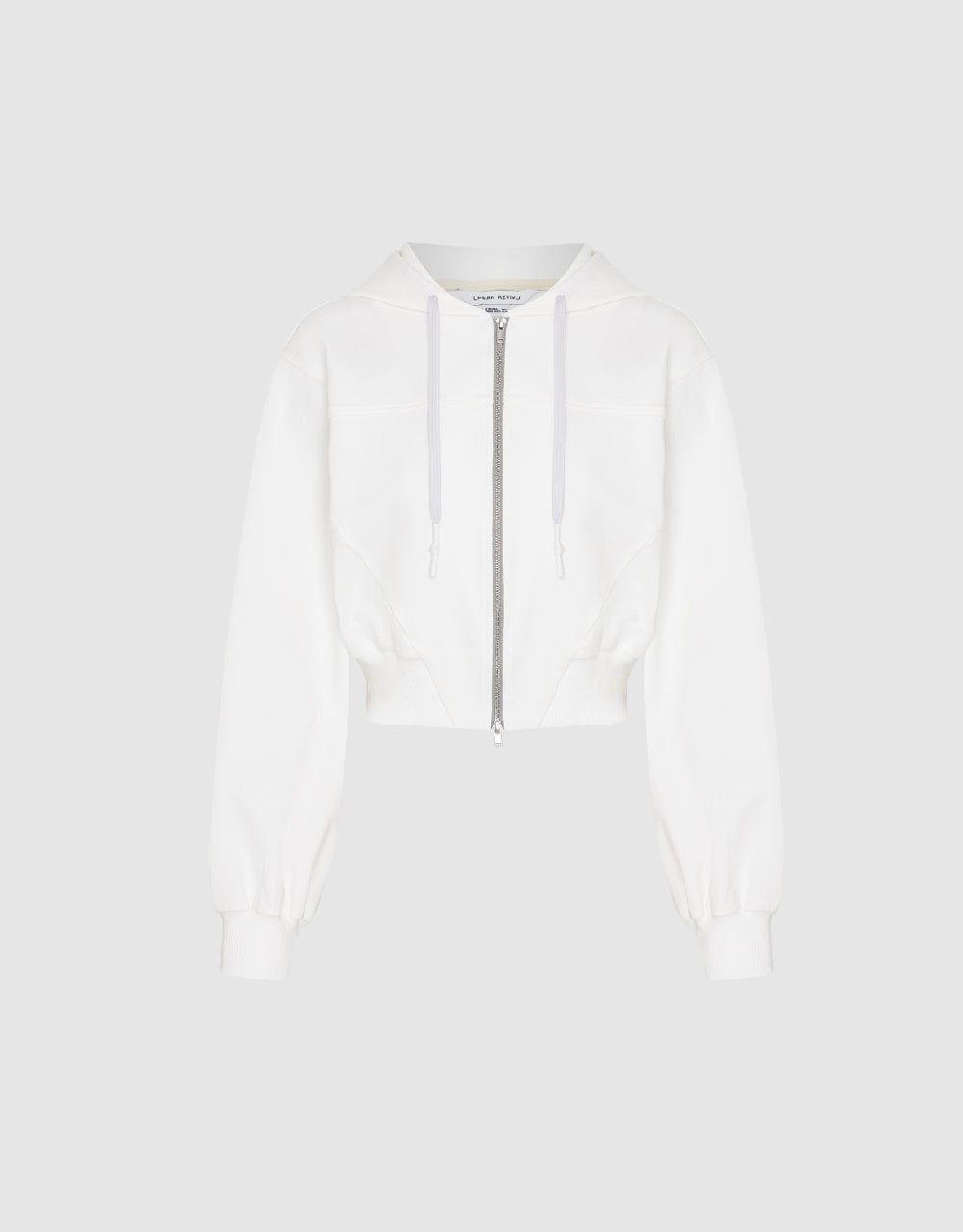 Zipper Front Hooded Knitted Jacket sold by Urban Revivo product image thumbnail 2