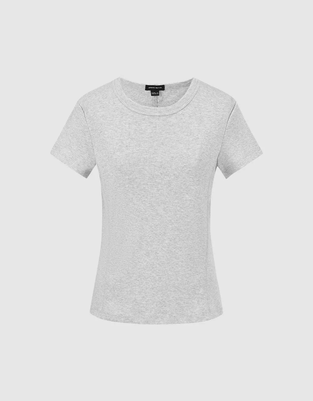 Crew Neck Skinny T-Shirt sold by Urban Revivo