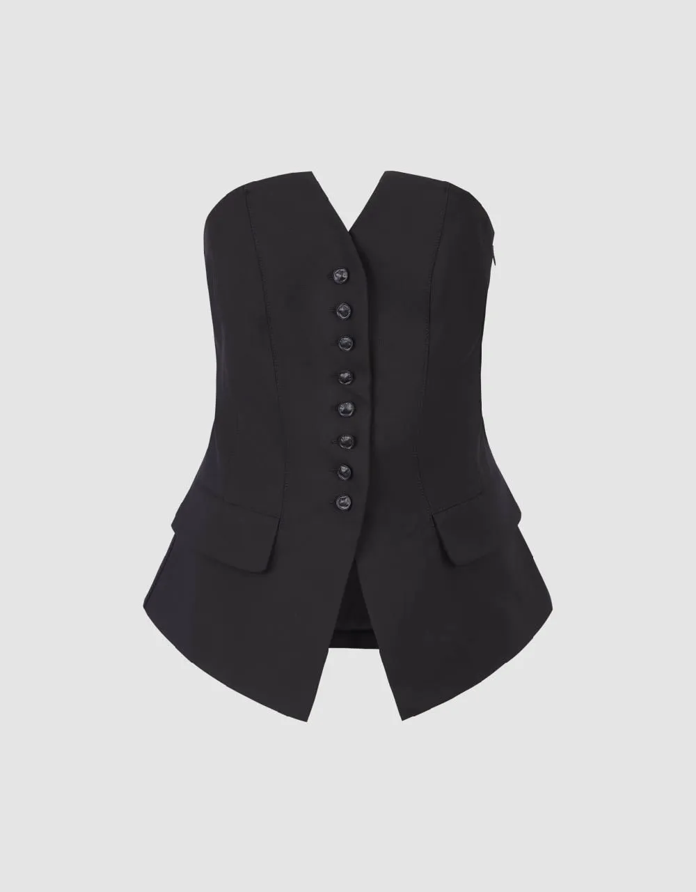 Sleeveless Off-Shoulder Overhead Shirt sold by Urban Revivo product image thumbnail 2