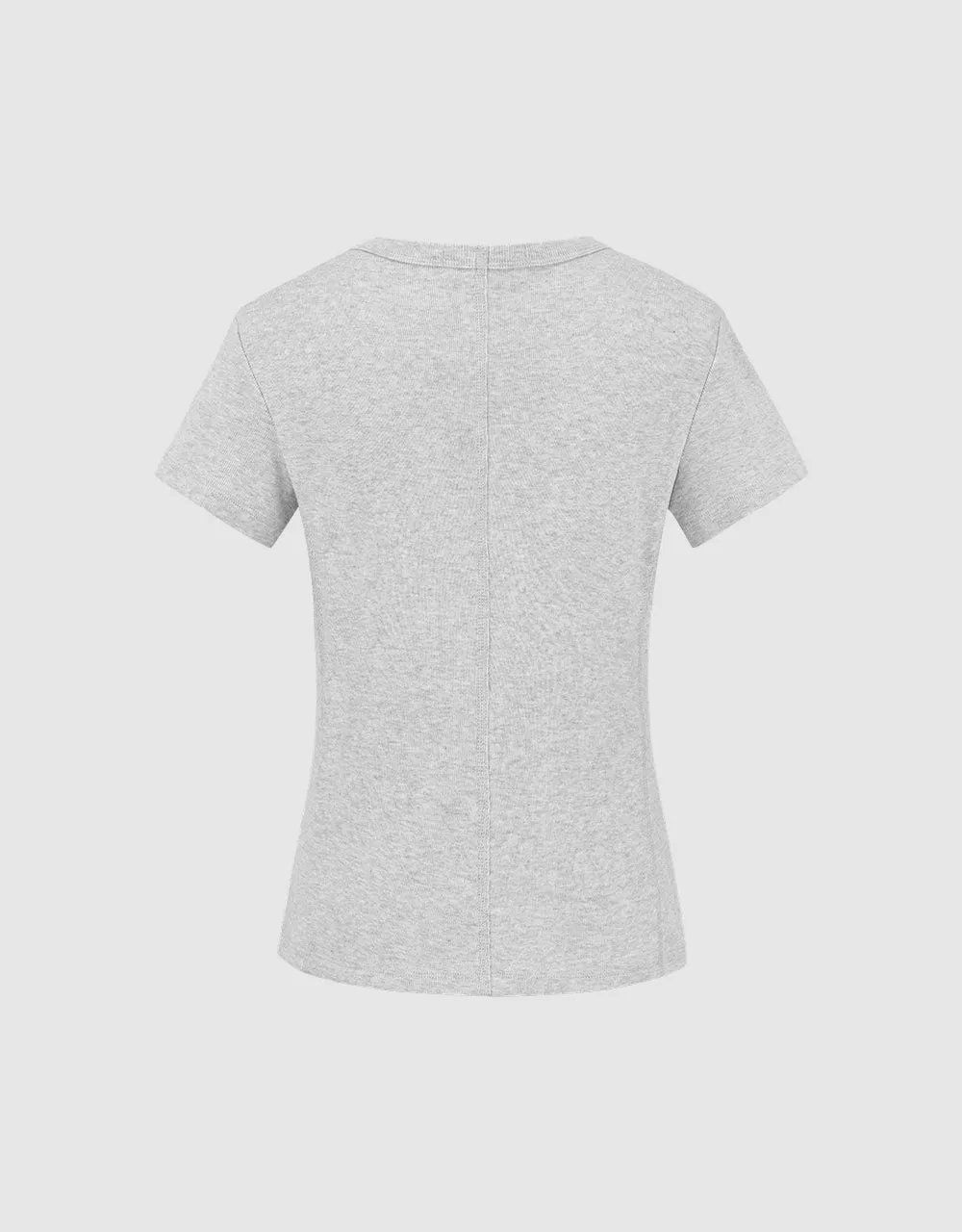 Crew Neck Skinny T-Shirt sold by Urban Revivo product image thumbnail 5