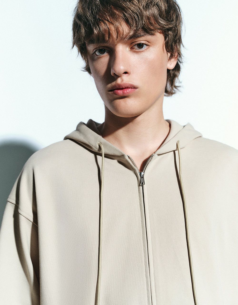 Zipper Front Hooded Jacket sold by Urban Revivo product image thumbnail 5