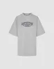 Printed Crew Neck Loose T-Shirt sold by Urban Revivo