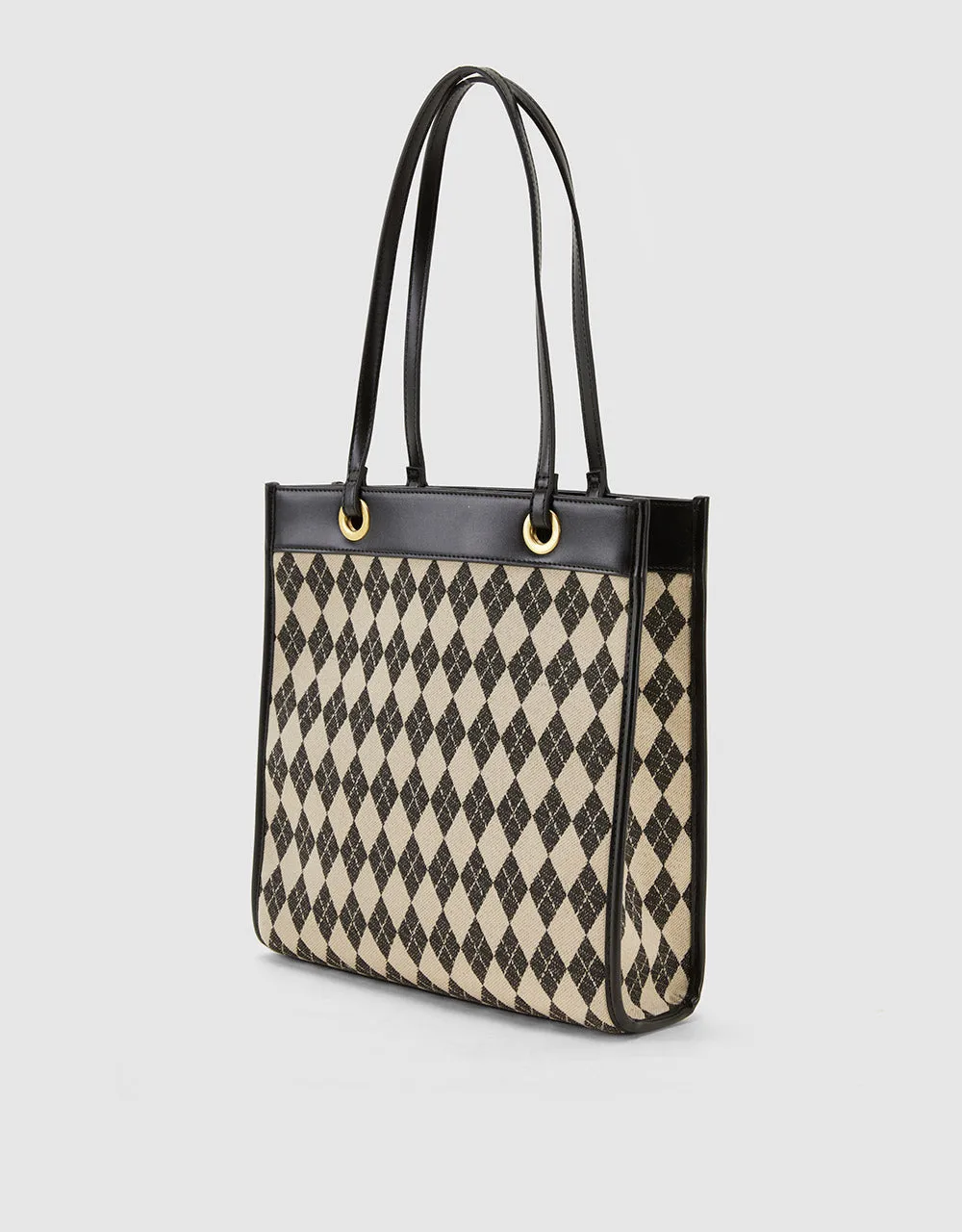 Argyle Tote Bag sold by Urban Revivo product image thumbnail 3