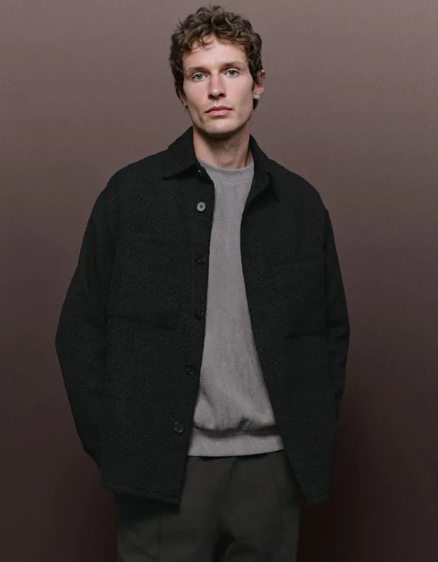 Button Up Straight Jacket sold by Urban Revivo