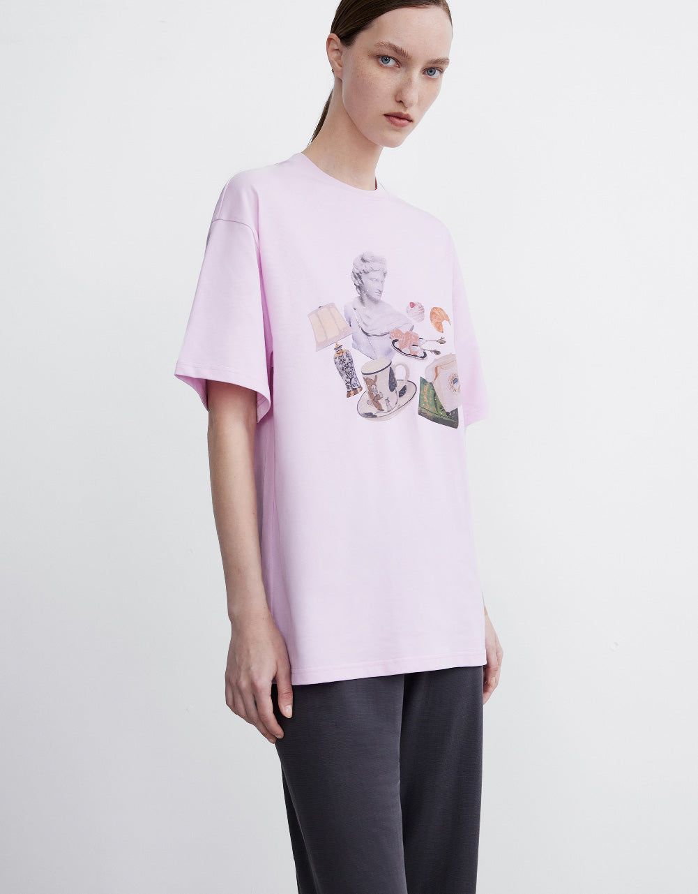 Printed Crew Neck T-Shirt sold by Urban Revivo product image thumbnail 3