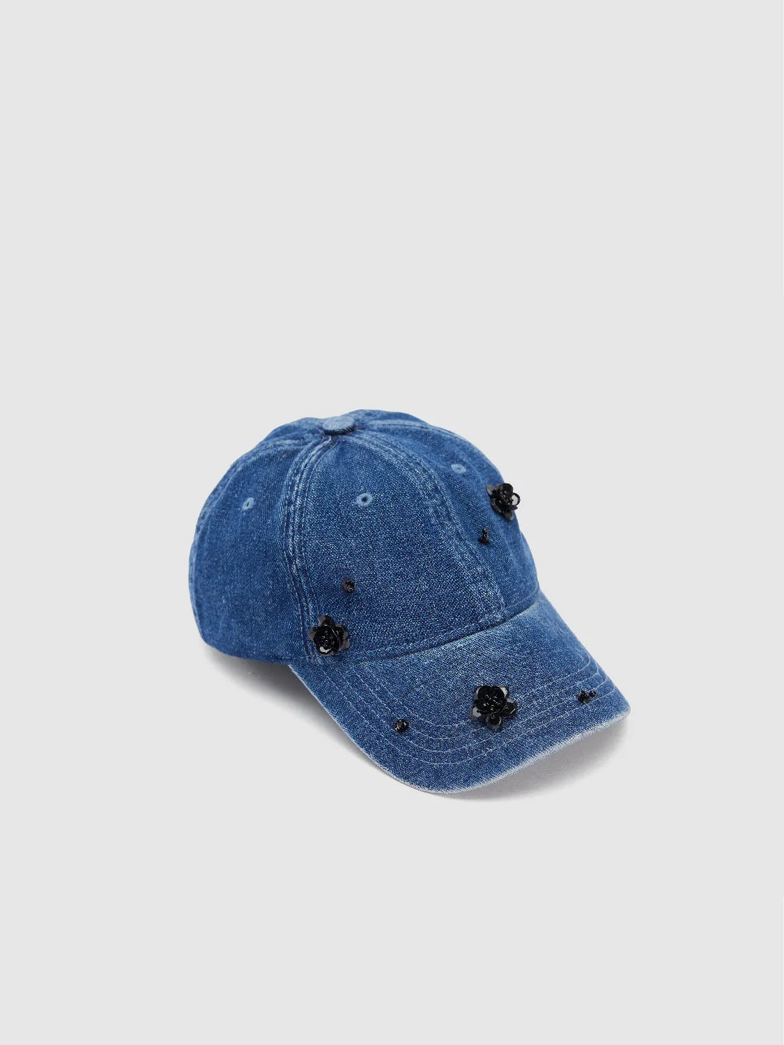 Denim Baseball Cap sold by Urban Revivo product image thumbnail 2