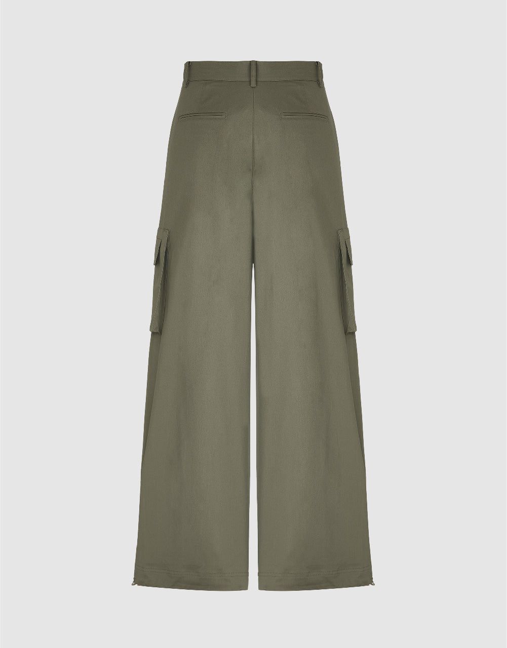 Multi-Pocket Wide-Leg Pants sold by Urban Revivo product image thumbnail 3