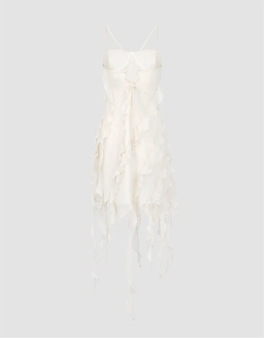 Ruffle Skinny Cami Dress sold by Urban Revivo product image thumbnail 5