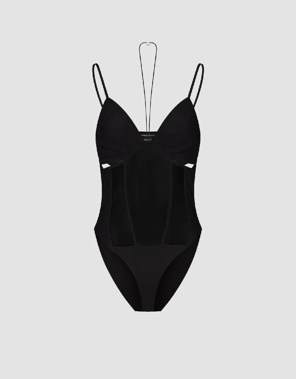 Halter Neck Cut-Out Bodysuit sold by Urban Revivo product image thumbnail 2