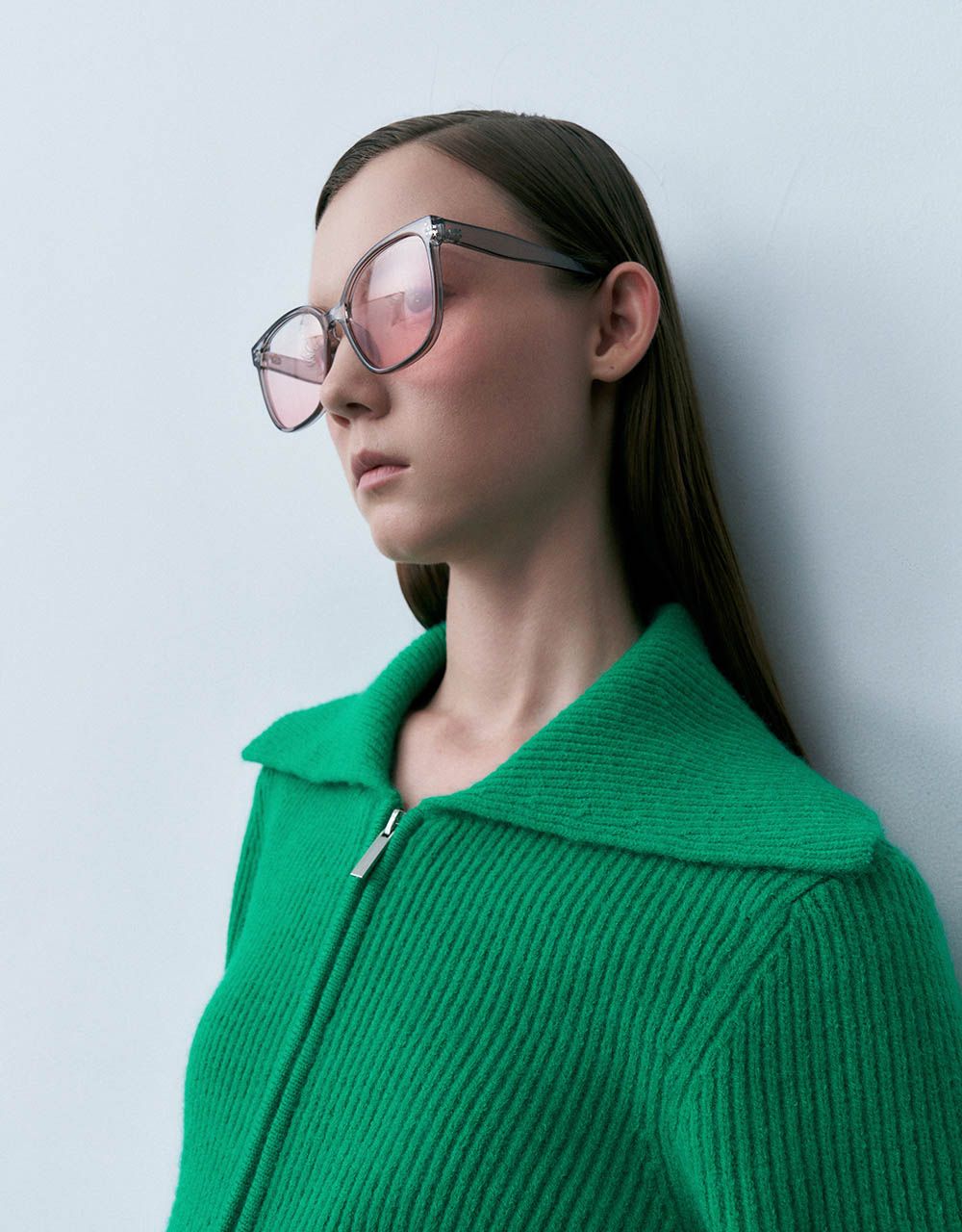 Zipper Front Knitted Cardigan sold by Urban Revivo product image thumbnail 5