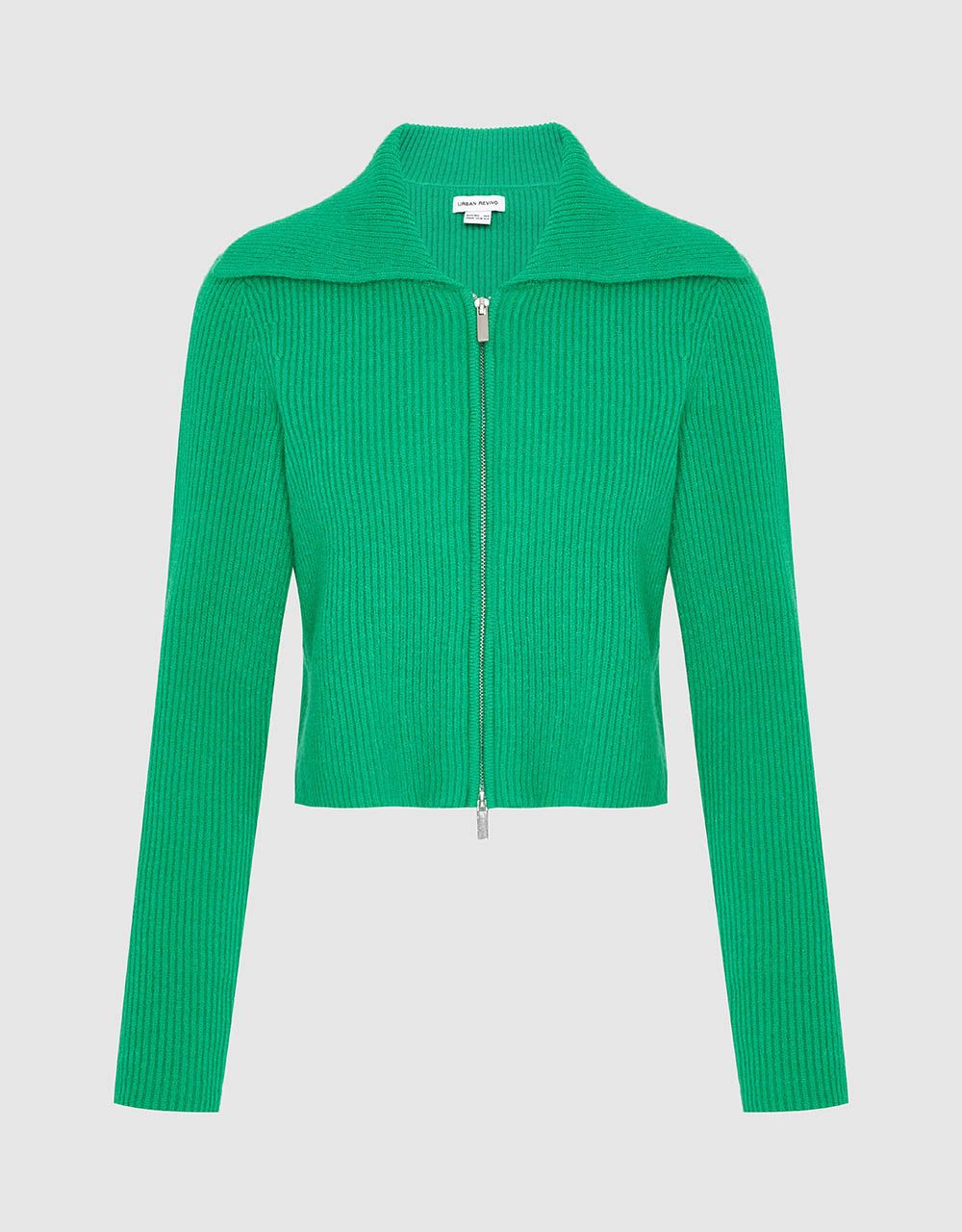 Zipper Front Knitted Cardigan sold by Urban Revivo product image thumbnail 2