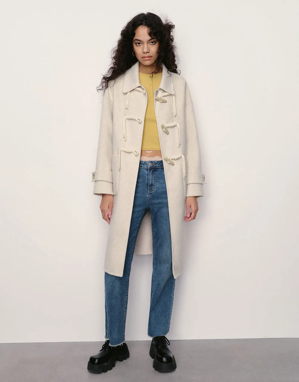 Longline Straight Coat sold by Urban Revivo