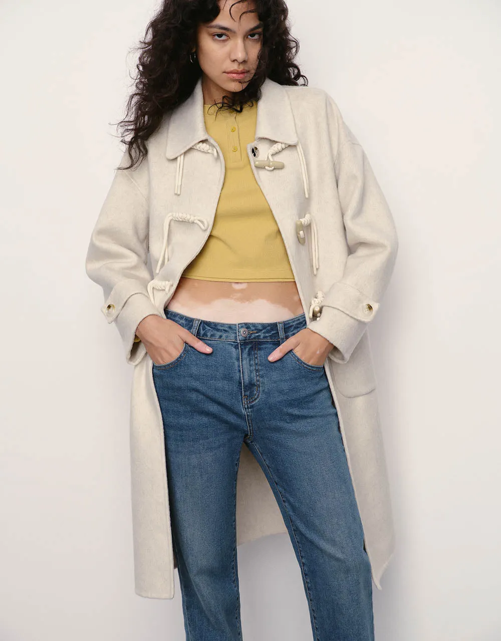 Longline Straight Coat sold by Urban Revivo product image thumbnail 5