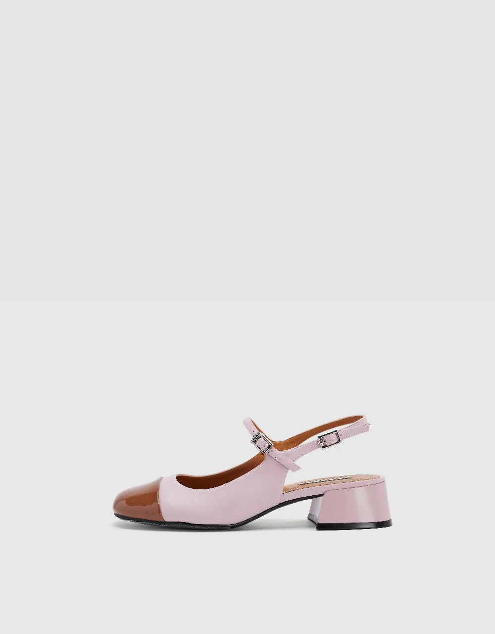 Vegan Leather Round Toe Slingbacks sold by Urban Revivo product image thumbnail 2