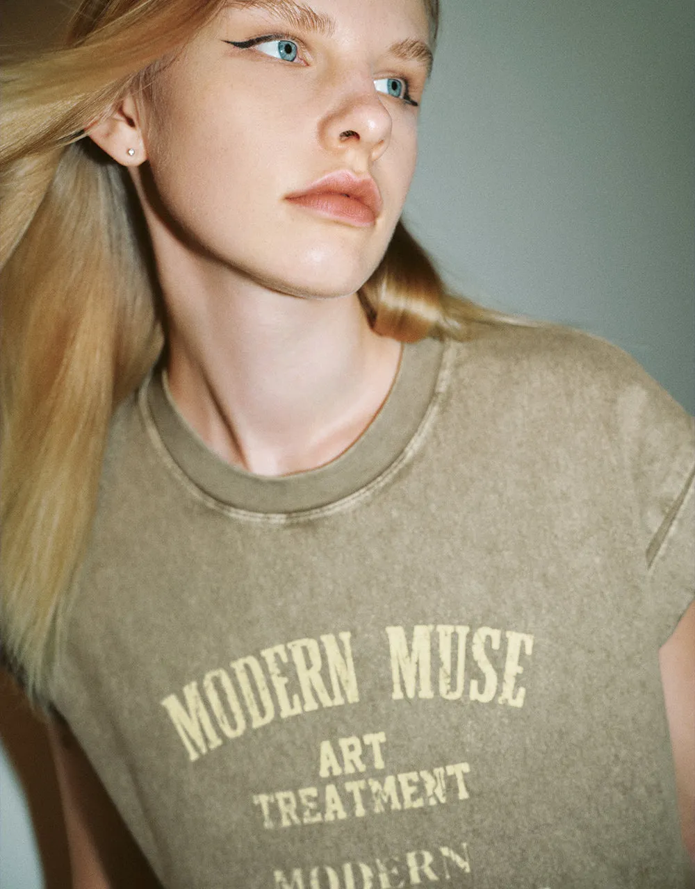 Printed Crew Neck Tank Top sold by Urban Revivo product image thumbnail 4