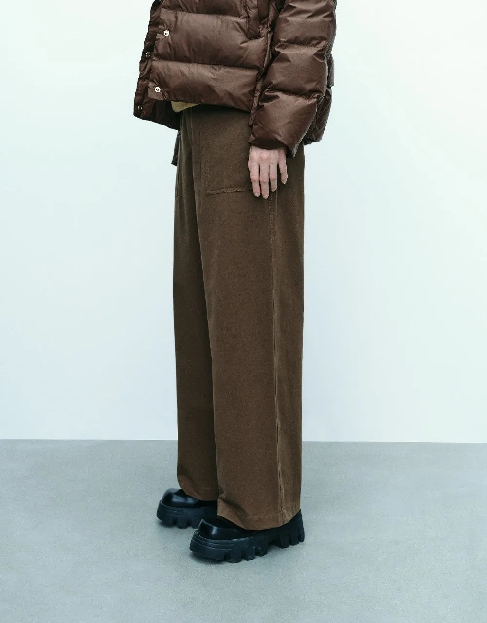 Wide-Leg Pants With Rope sold by Urban Revivo product image thumbnail 4