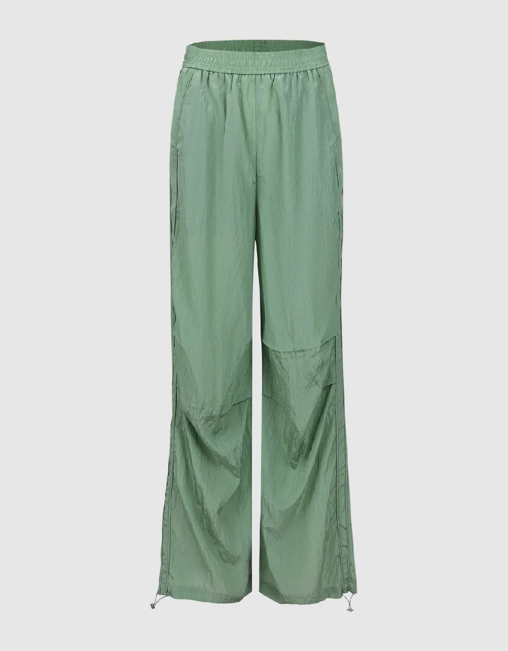 Elastic Waist Loose Wide-Leg Pants sold by Urban Revivo