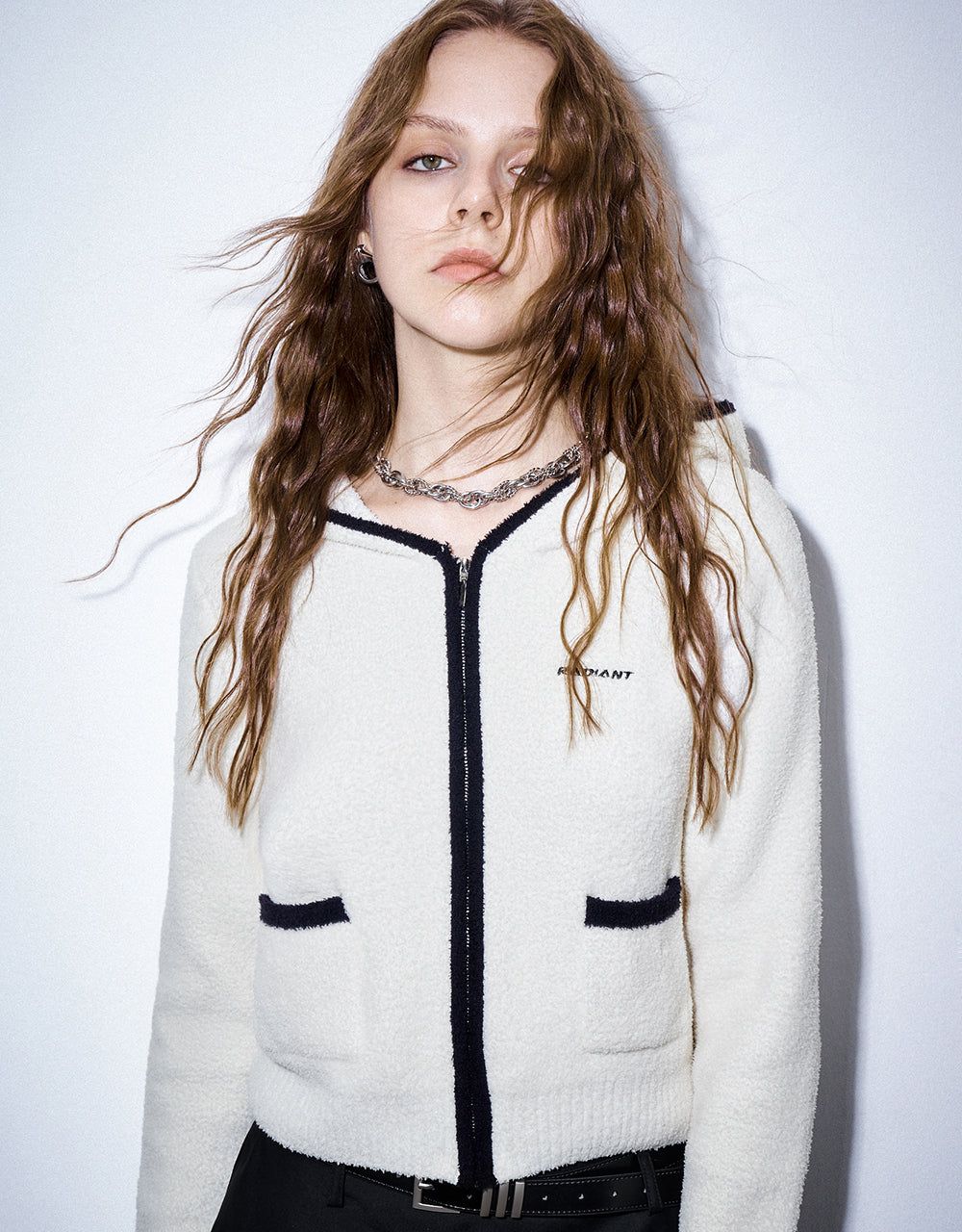 Zipper Front Knitted T-Shirt sold by Urban Revivo product image thumbnail 5