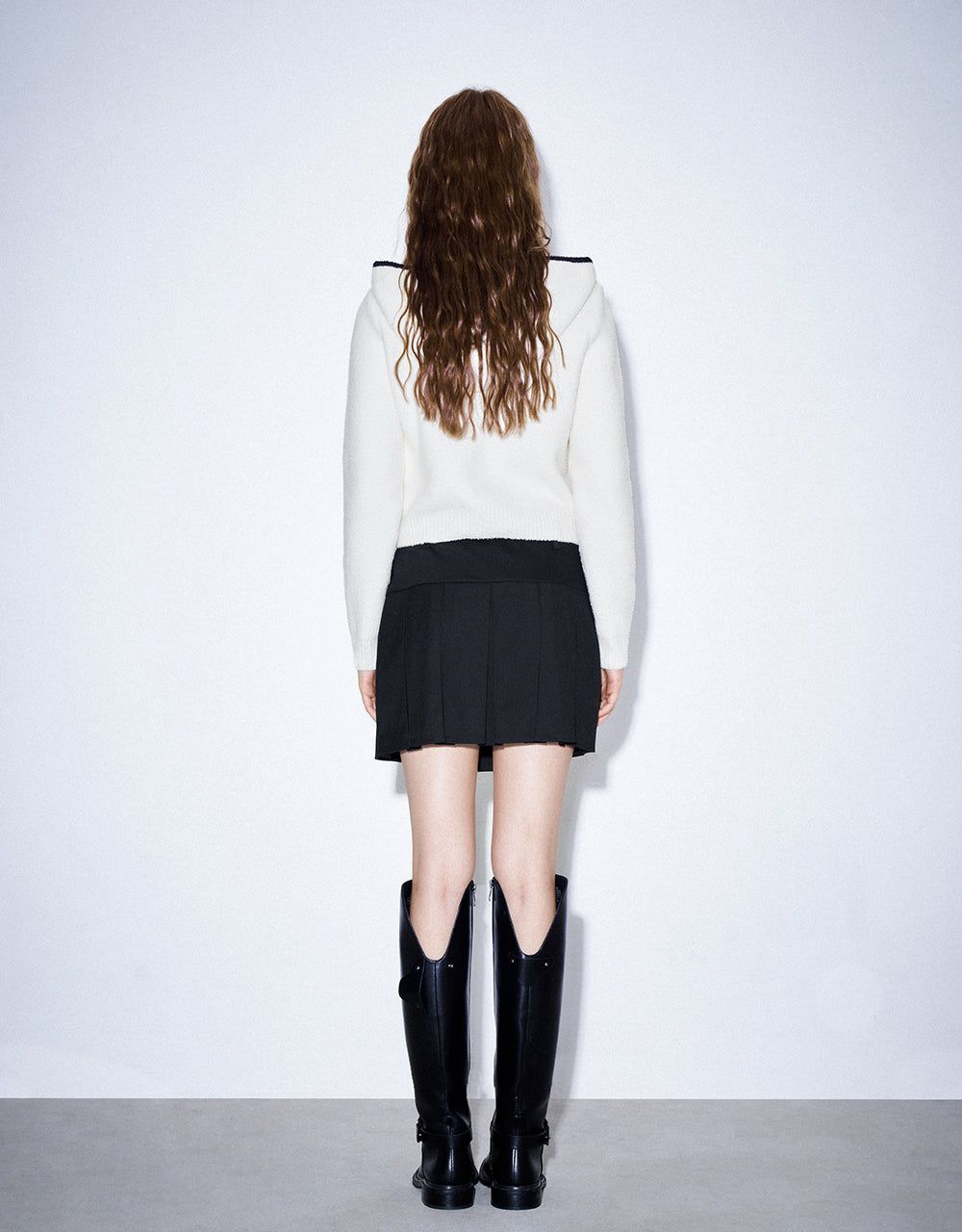 Zipper Front Knitted T-Shirt sold by Urban Revivo product image thumbnail 4