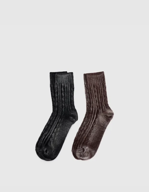 Textured Mid-Length Socks sold by Urban Revivo