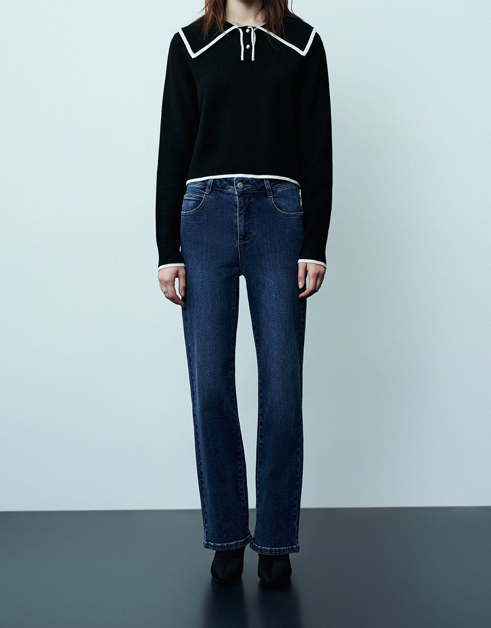 Skinny Straight Jeans sold by Urban Revivo product image thumbnail 2