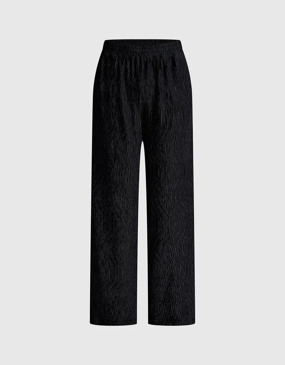 Elastic Waist Wide-Leg Pants sold by Urban Revivo