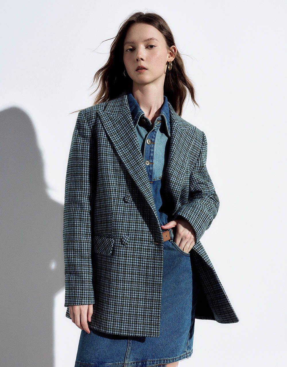 Plaid Tailored Blazer sold by Urban Revivo