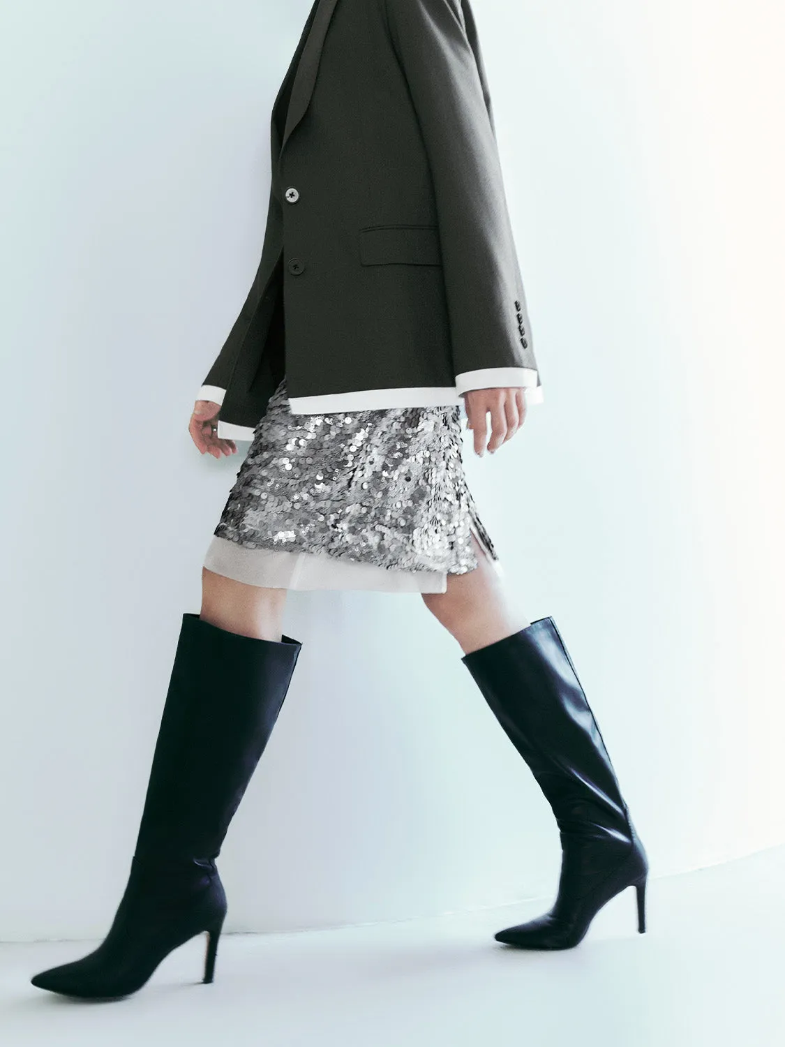 Sequins Mini A-Line Skirt sold by Urban Revivo product image thumbnail 3