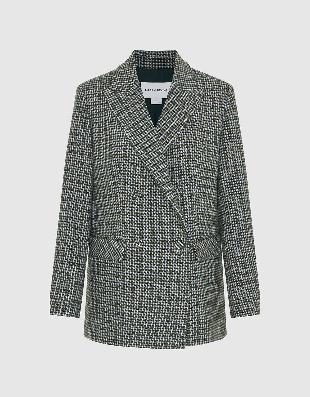 Plaid Tailored Blazer sold by Urban Revivo product image thumbnail 2