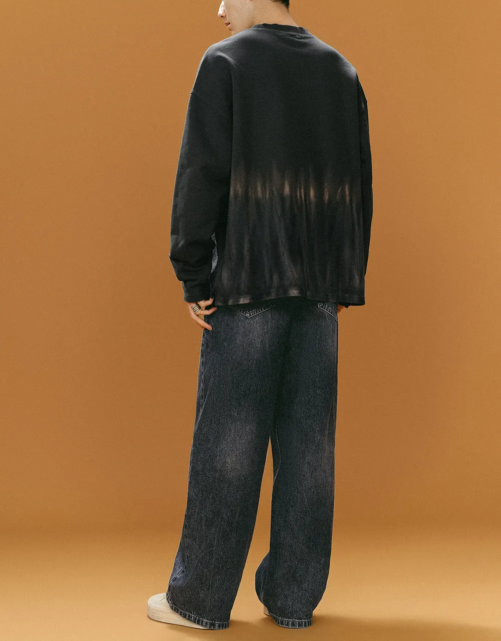 Printed Crew Neck Loose T-Shirt sold by Urban Revivo product image thumbnail 5