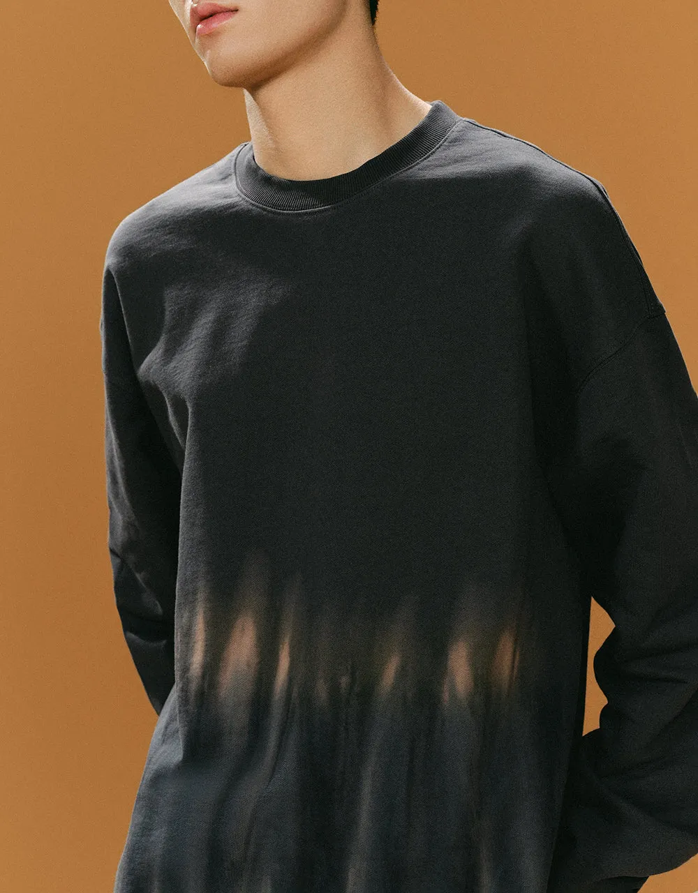 Printed Crew Neck Loose T-Shirt sold by Urban Revivo product image thumbnail 4