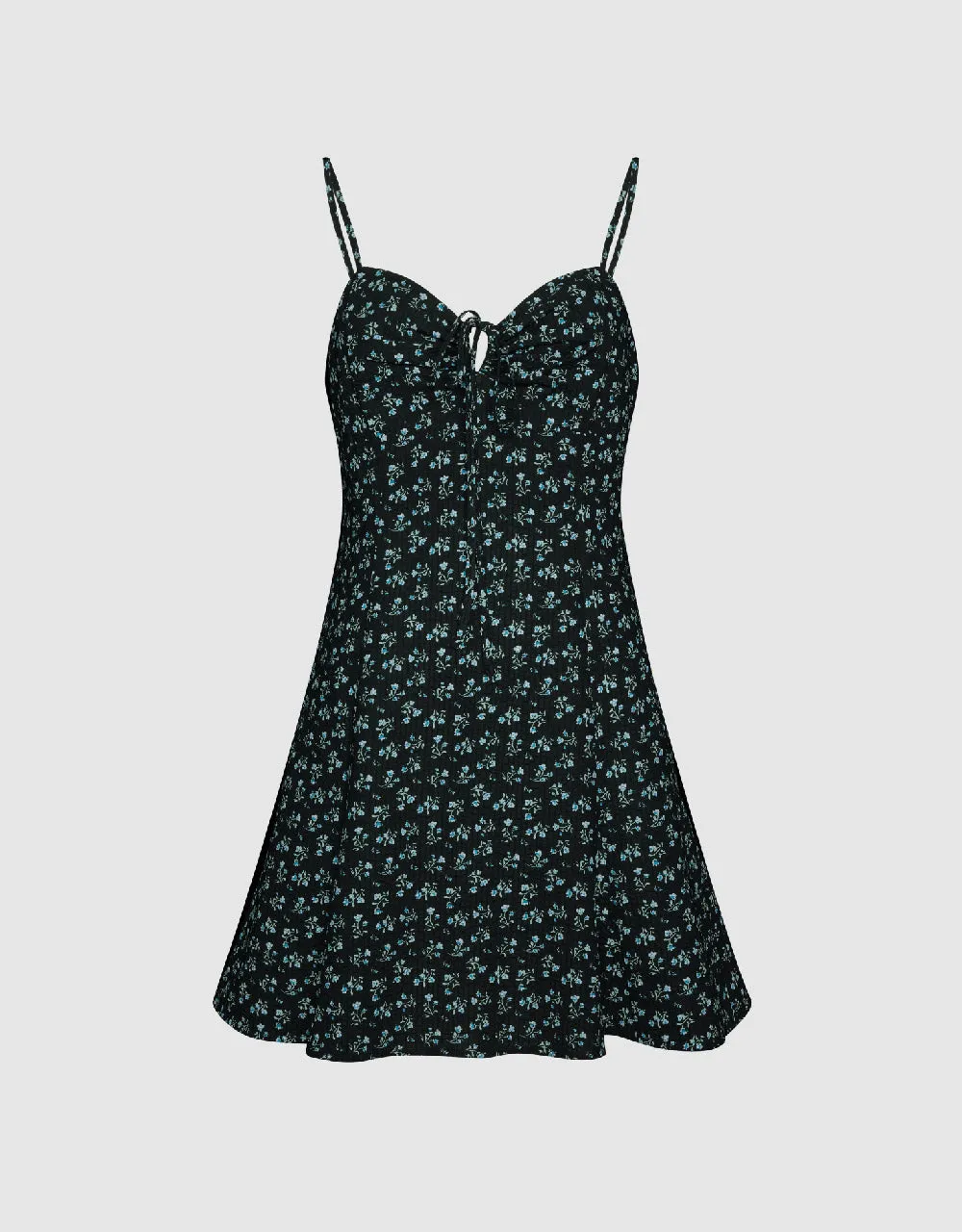 Floral V-Neck A-Line Cami Dress sold by Urban Revivo product image thumbnail 2