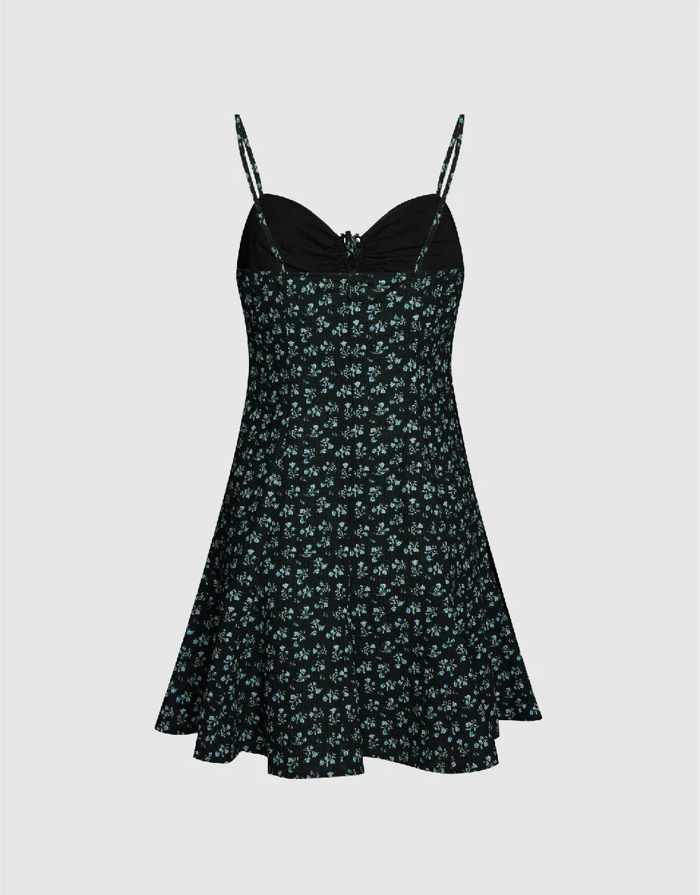 Floral V-Neck A-Line Cami Dress sold by Urban Revivo product image thumbnail 5