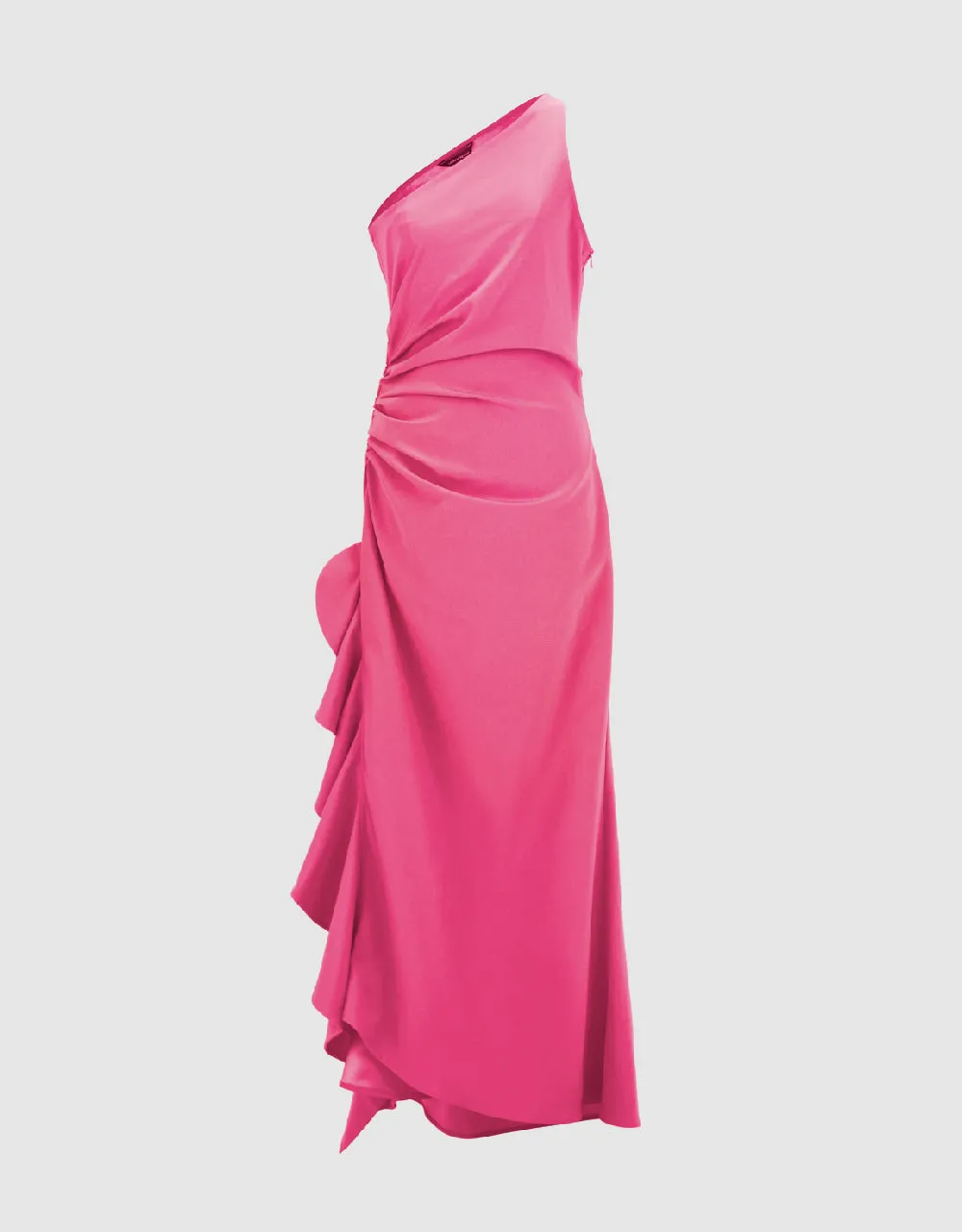 Sleeveless One Shoulder A-Line Dress sold by Urban Revivo product image thumbnail 2