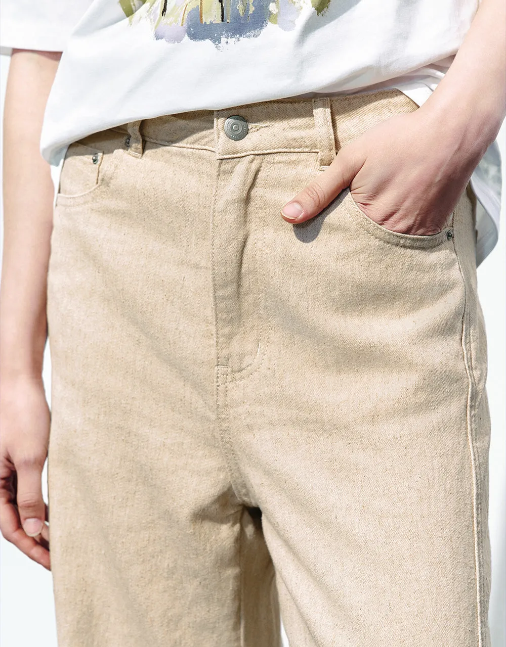 Wide-Leg Jeans sold by Urban Revivo product image thumbnail 5