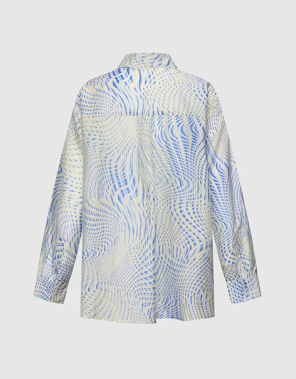 Abstract Print Button Up Shirt sold by Urban Revivo product image thumbnail 4