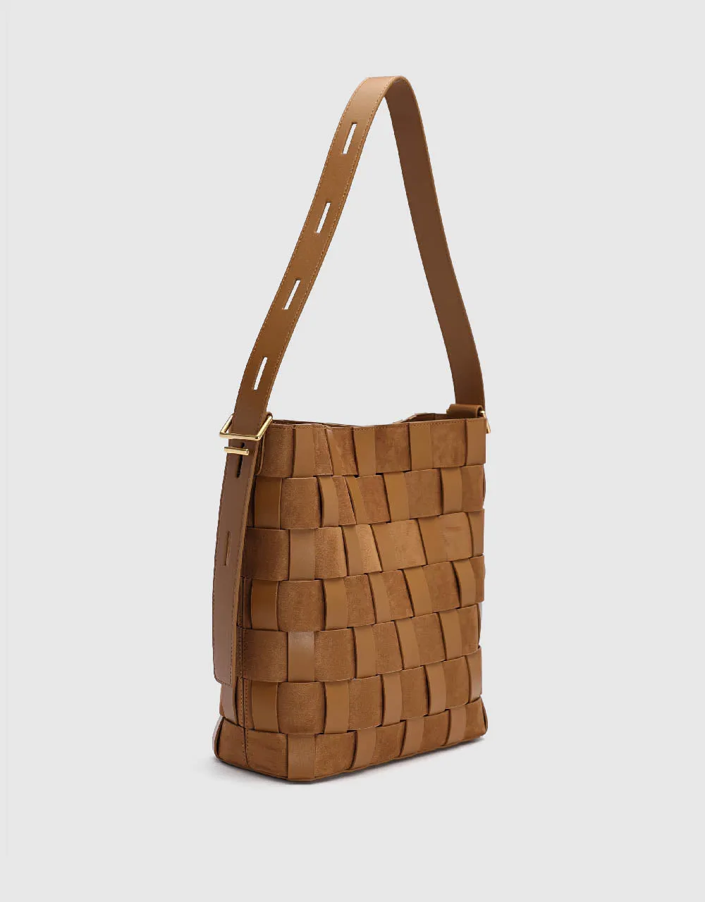 Braided Vegan Leather Shoulder Bag sold by Urban Revivo product image thumbnail 3