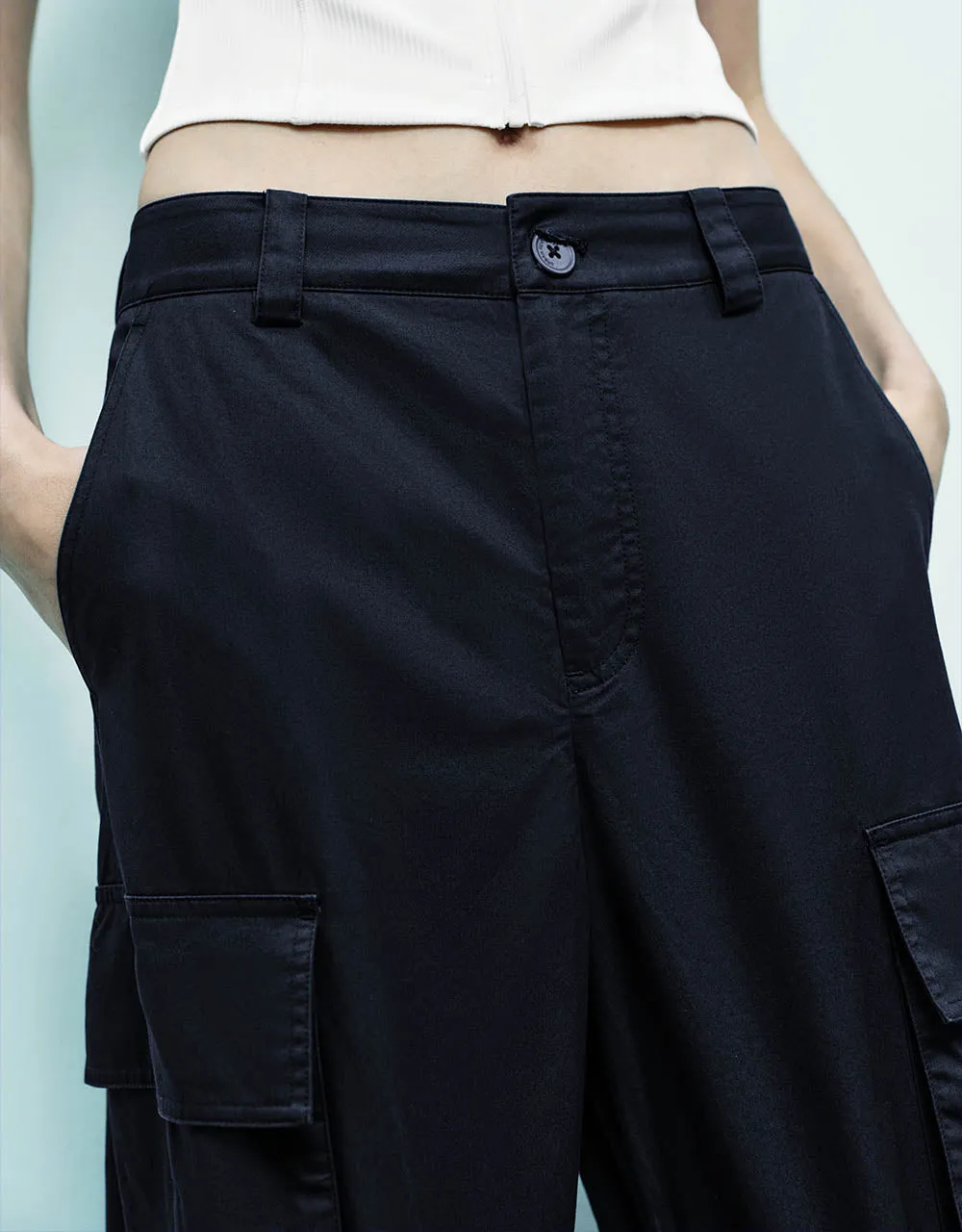 Wide-Leg Pants sold by Urban Revivo product image thumbnail 5