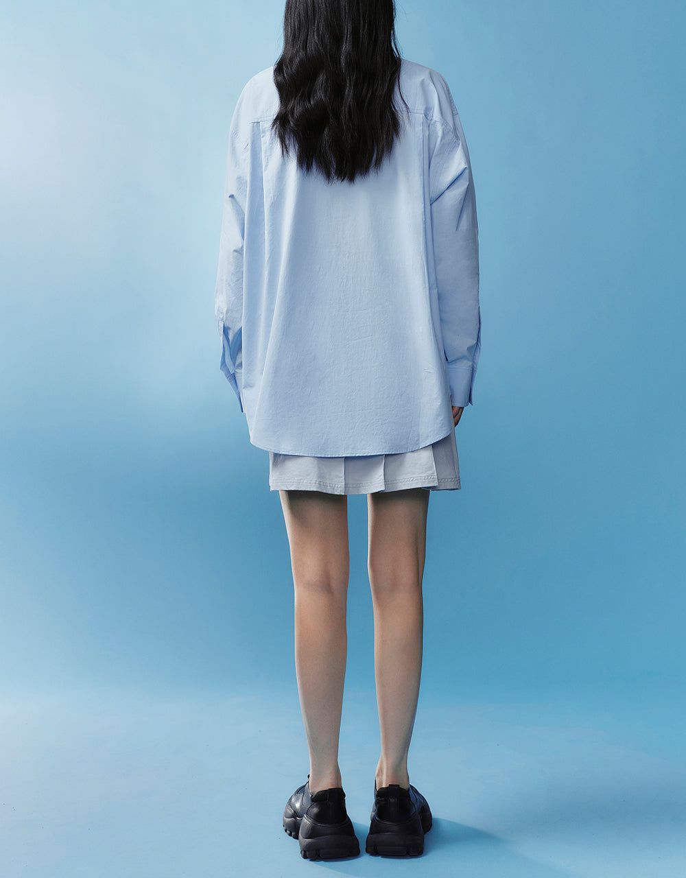 Button Up Lapel Shirt sold by Urban Revivo product image thumbnail 4